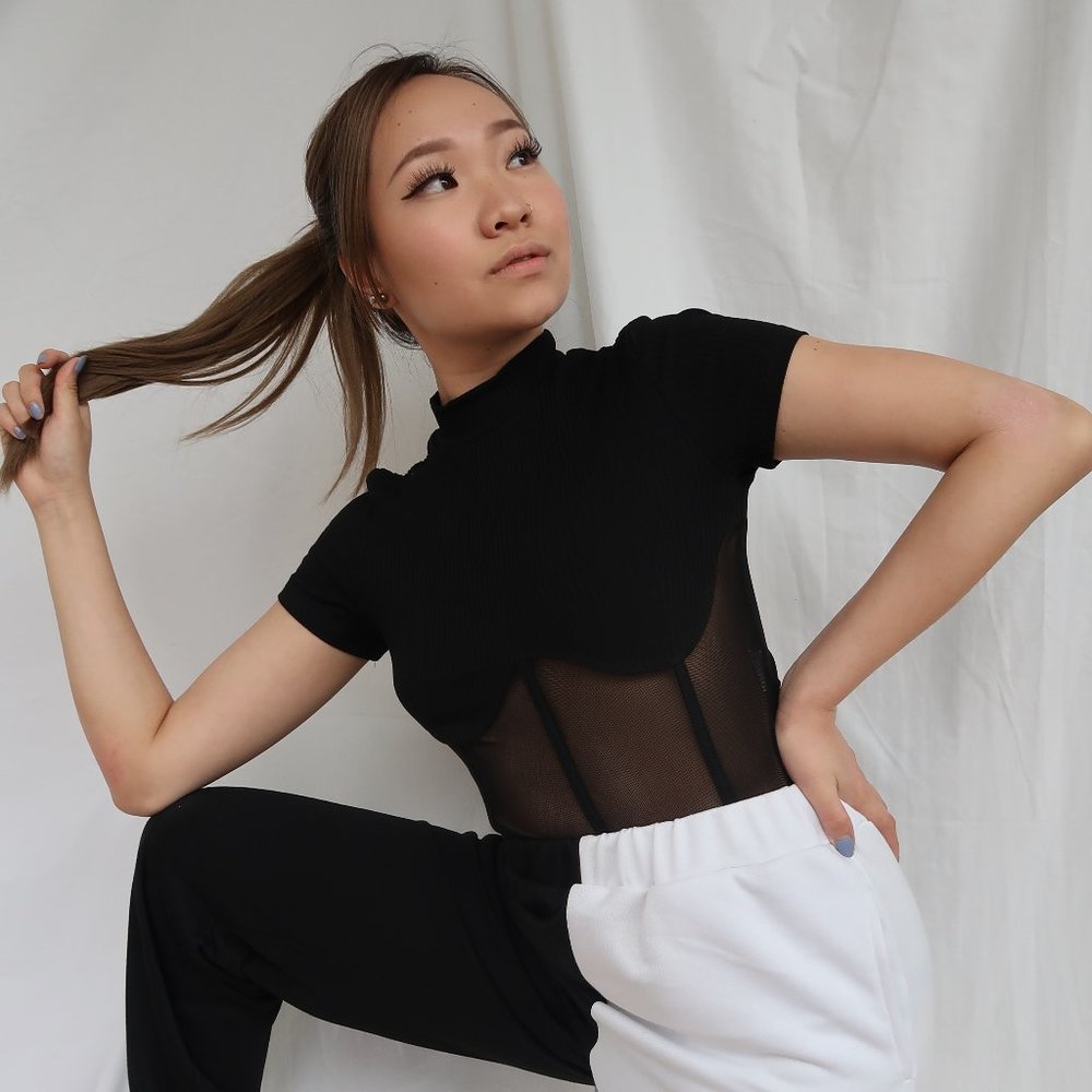 Night Is Young Mesh Top